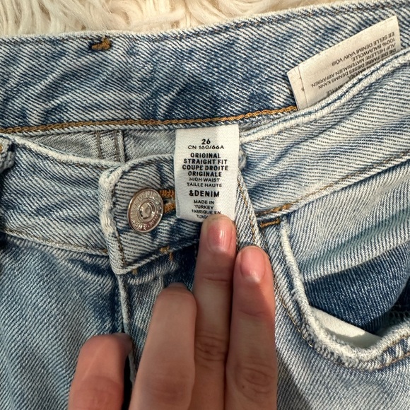 &Denim Original Straight Fit Jeans - Picture 7 of 8